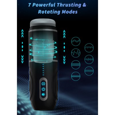 Paloqueth Electric Telescopic and Rotating Automatic Masturbator – Zboží Dáma