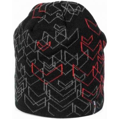 Finmark WINTER HAT Černá Šedá Červená – Hledejceny.cz