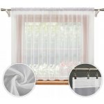 Záclona Xzhome voál hladká bílá na pásku 400 x 150 cm – Hledejceny.cz