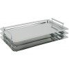 Tác, podnos APS Servírovací tác z úchyty obdelníkový GN 1/1 530x325 mm Classic inox