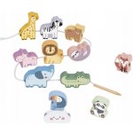 Tooky Toy Navlékání zvířátek Pastel – Hledejceny.cz