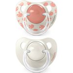 Suavinex dudlík anatomický silikon 2 ks Birdies růžová – Zboží Dáma