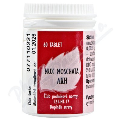 AKH Nux Moschata 60 tablet – Hledejceny.cz