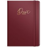 Baloušek Oskar Luxi A5 Týdenní 2026 bordó – Zboží Dáma