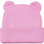 Esito zimní žebrovaná čepice s oušky Color růžová – Hledejceny.cz