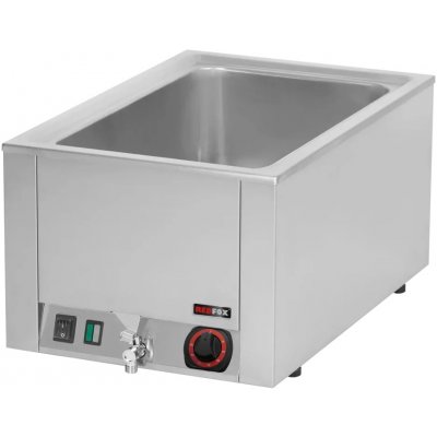 Vodní lázeň elektrická GN 1/1 - 200 stolní s výpustí | REDFOX - BMV 1120 – Zboží Mobilmania