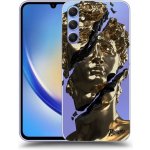 Pouzdro Picasee silikonové Samsung Galaxy A34 5G A346B - Golder čiré – Zboží Mobilmania