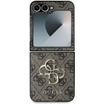 Guess PU 4G Metal Logo Samsung Galaxy Z Flip 6 Brown GUHCZF64GMGBR – Zboží Živě