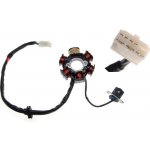 stator zapalování 6 cívek 5 kabelů - SHINERAY 50Q-2E 4T - 139FMB 50 4T AC pro mototy 50ccm 4T 139FMB – Hledejceny.cz