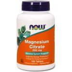 NOW Foods Magnézium citrát 200 mg 100 tablet – Hledejceny.cz