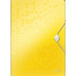 Leitz Desky s gumičkou Wow, A4, PP, žlutá – Hledejceny.cz