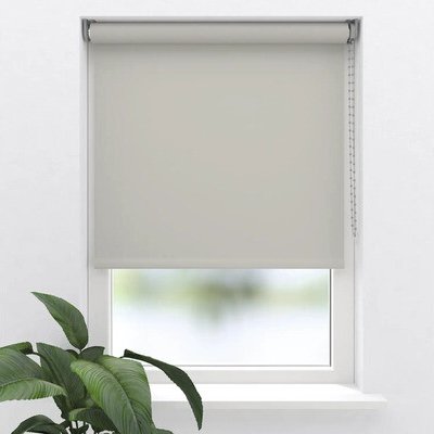 SOLUNA Zatemňovací roleta Colormatch sladěná V42 světle šedá 200x190 cm – Zbozi.Blesk.cz