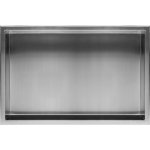 REA - Zápustná Police Pro Vestavbu 30x60 Broušený Nerez REA-05602 – Zboží Dáma