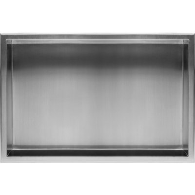 REA - Zápustná Police Pro Vestavbu 30x60 Broušený Nerez REA-05602 – Zboží Dáma