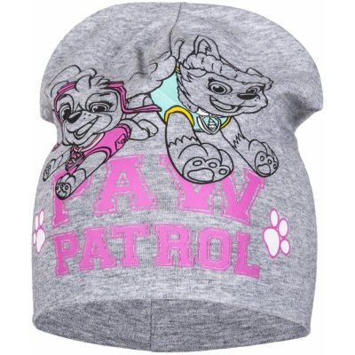 Paw Patrol dívčí čepice Paw Patrol světle šedý melír – Zboží Mobilmania