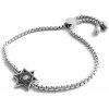 Náramek Steel Jewelry náramek židovská hvězda z chirurgické oceli NR090270