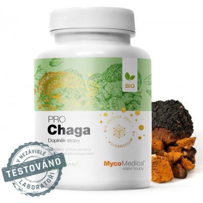 MycoMedica Chaga PRO extrakt 90 rostlinných kapslí – Hledejceny.cz
