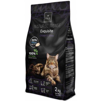 Rex Platinum Adult Cat krůta & kuře 2 kg