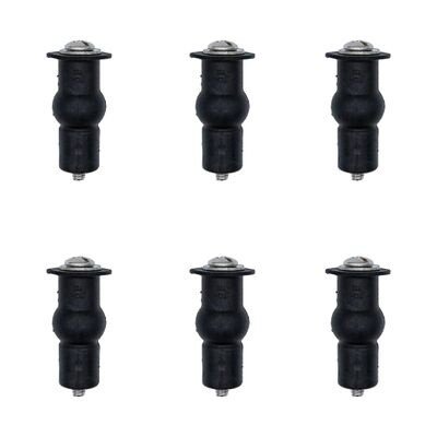 WEAXIO 6dílná sada pro upevnění záchodového sedátka, univerzální šrouby pro panty záchodového – Sleviste.cz