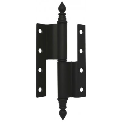 TKZ Polná Závěs dveřní 120 UŘ14 lomený černý lak L RAL 9005 – Sleviste.cz