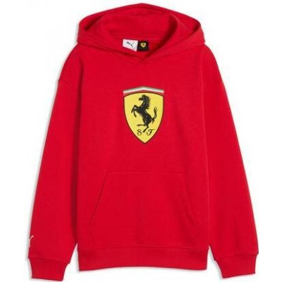 FERRARI mikina BIG SHIELD 26 red – Zboží Mobilmania