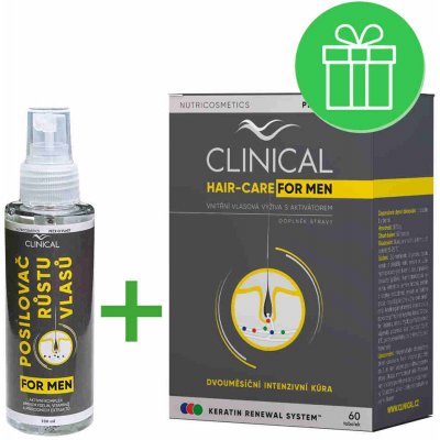 Clinical Nutricosmetics posilovač růstu vlasů for men 100 ml – Zboží Dáma