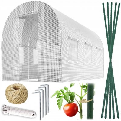 Plonos Fóliový tunel 300 cm x 200 cm 6 m2 bílý – Zbozi.Blesk.cz