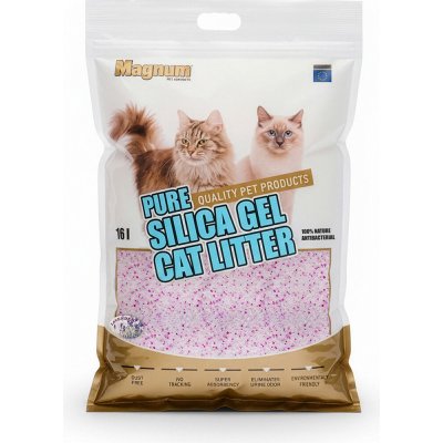Magnum Silica gel cat litter Levander 16 l – Zboží Dáma