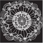 TCW Šablona 6"x 6" Coronet Wreath – Zboží Dáma