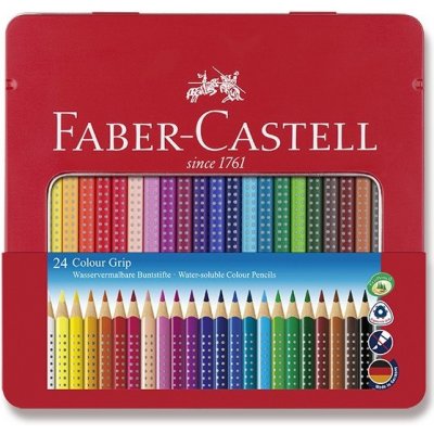 Faber-Castell Grip 2001 plechová krabička 24 ks – Zboží Mobilmania