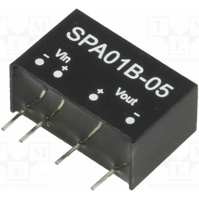MEAN WELL SPA01B-05 Měnič: DC/DC; 1W; Uvst: 18÷36VDC; Uvýst: 5VDC; Ivýst: 20÷200mA; SIP6 – Hledejceny.cz
