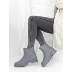Fashion Nízké holínky J1205G šedé – Zboží Dáma