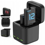 Telesin 3-slot Box nabíječka na GoPro Hero 9 / Hero 10 + batérie 2ks GP-BNC-901 – Zboží Živě