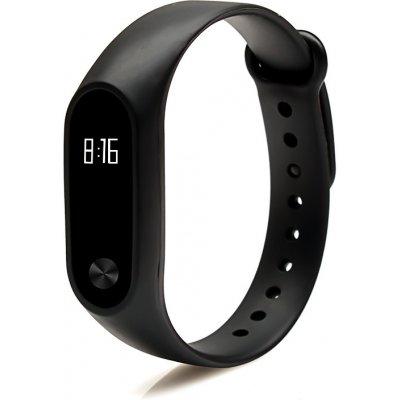 Xiaomi Jednobarevný náhradní náramek pro Mi Band 2 Černá MIBANDCZX00419 – Zboží Mobilmania