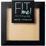 Maybelline Fit Me! Matte + Poreless Kompaktní matující pudr 115 Ivory 9 g – Zboží Dáma
