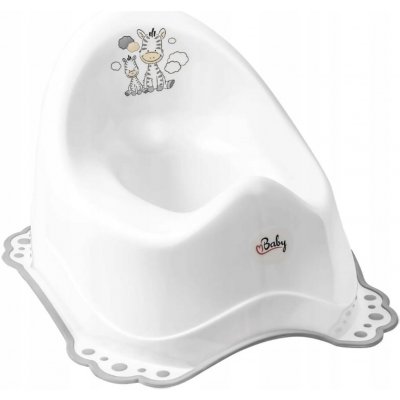 Maltex nočník protiskluzový Zebra White/Grey – Zboží Dáma