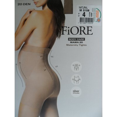 Fiore Mama 20den silver punčochové kalhoty light natural světlá béžová – Sleviste.cz
