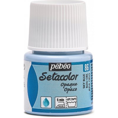 Barva na textil PEBEO Setacolor Opaque 45 ml Sky Blue – Hledejceny.cz