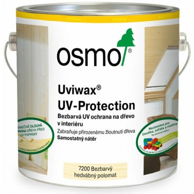 Osmo 7200 Uviwax UV Protection 0,75 l Bezbarvý hedvábný lesk – Hledejceny.cz