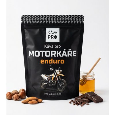 KávaPRO Káva pro motorkáře Enduro zrnková 250 g – Hledejceny.cz
