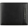 Peněženka Bugatti Pánská kožená peněženka RFID Nome Combi Wallet With Flap 49160101 černá