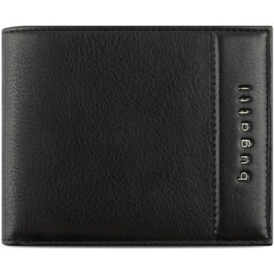 Bugatti Pánská kožená peněženka RFID Nome Combi Wallet With Flap 49160101 černá