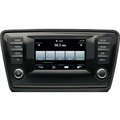 Tvrzené sklo BROTECT AirGlass pro Infotainment Bolero Škoda Octavia 3 6,5"