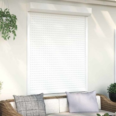 Vidaxl Předokenní roleta hliníková 120 x 150 cm bílá – HobbyKompas.cz