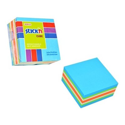 Samolepící minikostky 51x51mm mix modré, 5x50 lístků – Hledejceny.cz