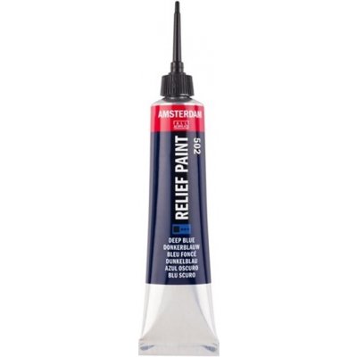 Amsterdam kontura Relief Paint 20 ml sytě modrá – Hledejceny.cz