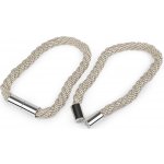 Dekorační úvaz / šňůra na závěsy s magnetem krémová světlá 2ks – Hledejceny.cz