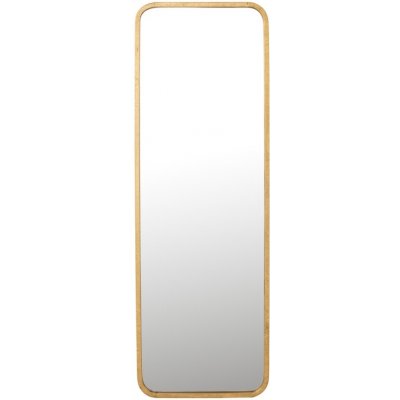 J-Line Zlaté kovové nástěnné zrcadlo Monna 119,5 x 40,5 cm – Hledejceny.cz