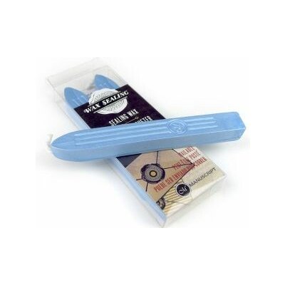 Manuscript pečetní vosk s knotem světle modrý sada 3 ks – Zboží Mobilmania