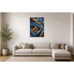 Obraz na plátně – Propletená mikroskopická vlákna 75 × 105 cm – Hledejceny.cz
